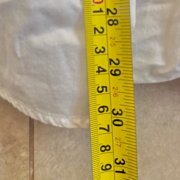 White Ruffle Mini Cottagecore Lightweight Sleeveless Cotton Linen Dress - Picture 6 of 6